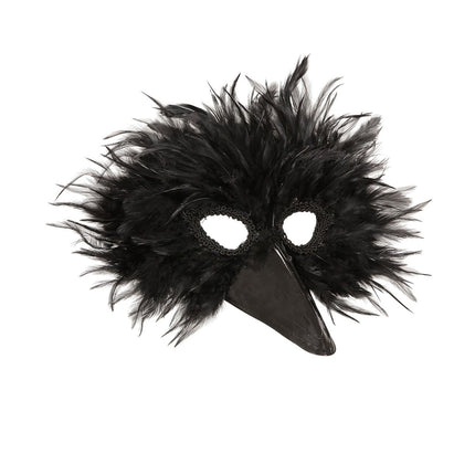 Vogel Masker Zwart van Widmann koop je bij Partywinkel