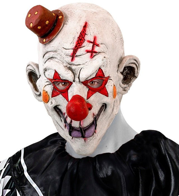 VOLLEDIG MASKER KILLER CLOWN MET HOED van Widmann koop je bij Partywinkel