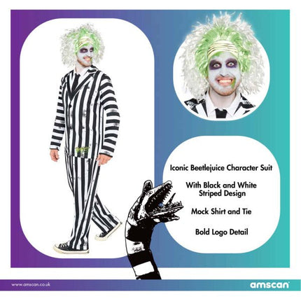 Volwassenen Kostuum Beetlejuice van Riethmueller koop je bij Partywinkel