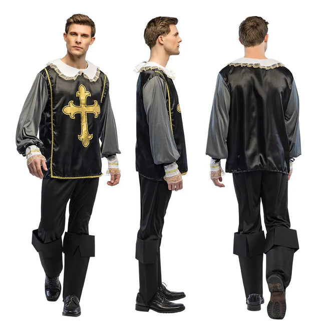 Volwassenenkostuum Musketier Treville van Boland koop je bij Partywinkel