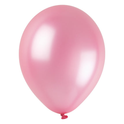 Felroze Parelballonnen 30cm 50st