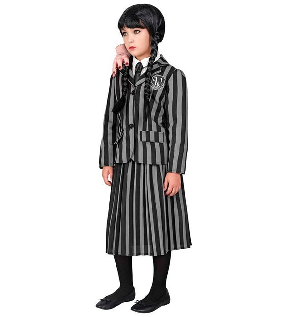 Wednesday Adams Meisje Kostuum Kind van Widmann koop je bij Partywinkel