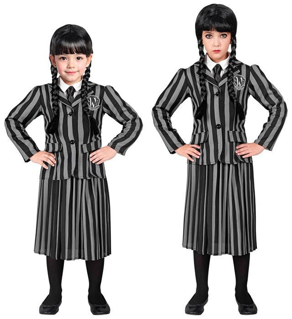 Wednesday Adams Meisje Kostuum Kind van Widmann koop je bij Partywinkel