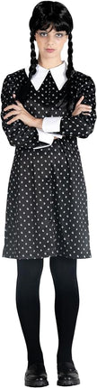 Wednesday Addams Kostuum Met Pruik Dames van Ciao International koop je bij Partywinkel