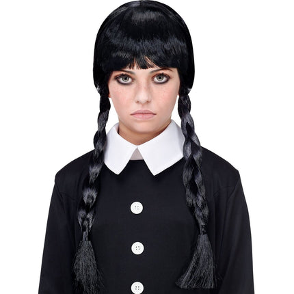 Wednesday Pruik Meisje van Widmann koop je bij Partywinkel