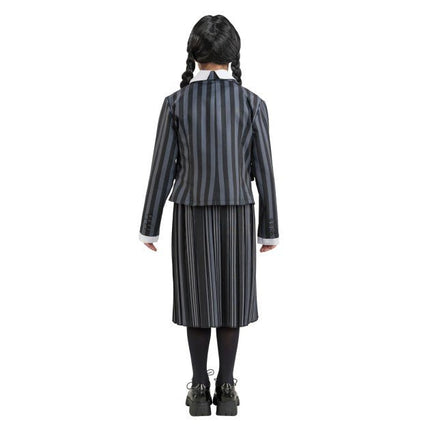 Wednesday Schooluniform Kostuum Meisje 3-delig van CHAKS koop je bij Partywinkel