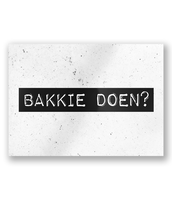 Wenskaart Bakkie Doen 15cm van Paper Dreams koop je bij Partywinkel