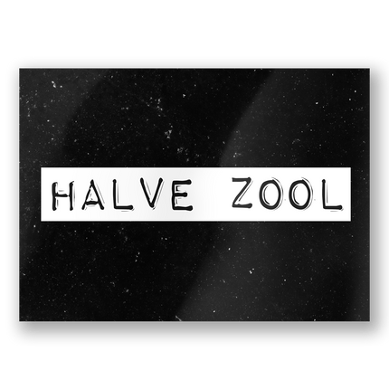 Wenskaart Halve Zool 15cm van Paper Dreams koop je bij Partywinkel