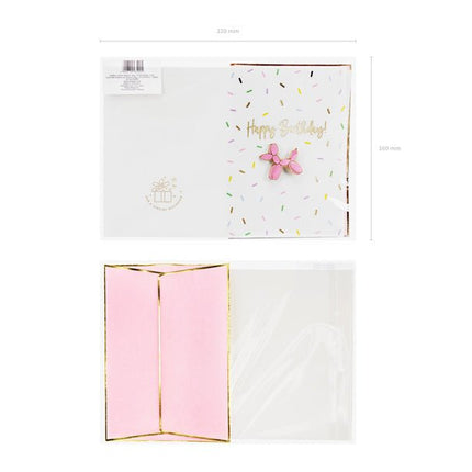 Wenskaart Happy Birthday Hond 14,8cm van Partydeco koop je bij Partywinkel