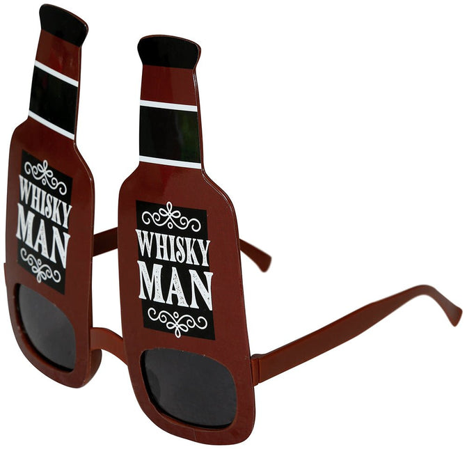 Whiskey Fles Bril van Fiestas Guirca koop je bij Partywinkel