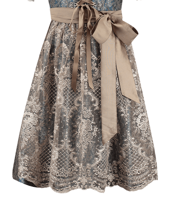 Wit Blauwe Dirndl Jurk Oktoberfest Roze Dames van Haus Huberts koop je bij Partywinkel