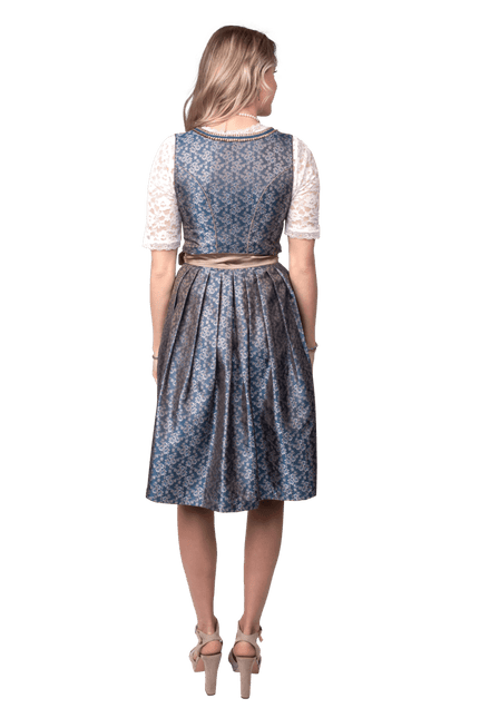 Wit Blauwe Dirndl Jurk Oktoberfest Roze Dames van Haus Huberts koop je bij Partywinkel