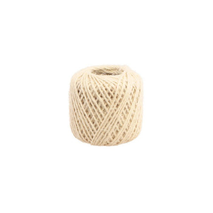 WIT JUTE LINT 2 MM X 30 M van CHAKS koop je bij Partywinkel