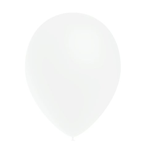 Witte Ballonnen Metallic 25cm 10st van Balloonia koop je bij Partywinkel