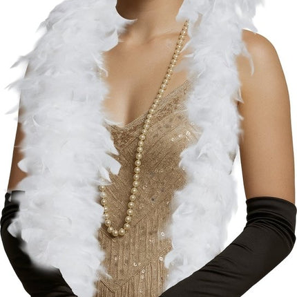 Witte Boa Veren 80gr van Fiestas Guirca koop je bij Partywinkel