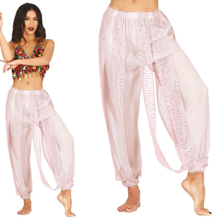 Witte Broek Dames Buikdanseres van Fiestas Guirca koop je bij Partywinkel