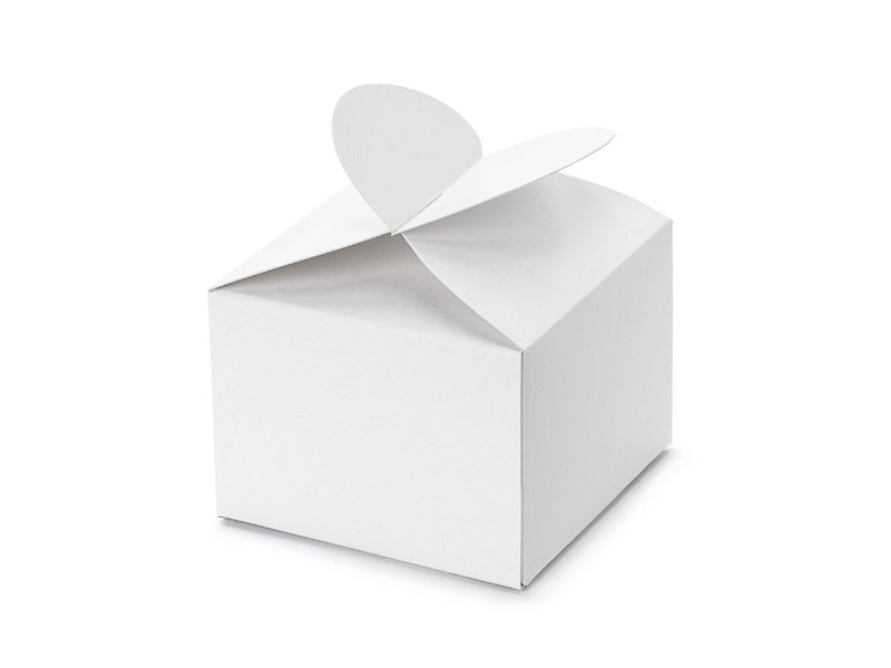 Witte Geschenkdoosjes 6cm 10st van Partydeco koop je bij Partywinkel