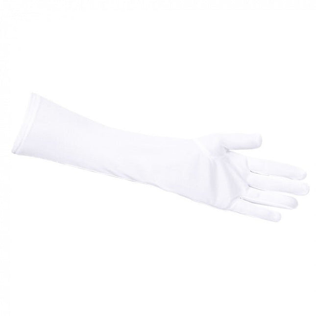 Witte Handschoenen Lang van Boland koop je bij Partywinkel