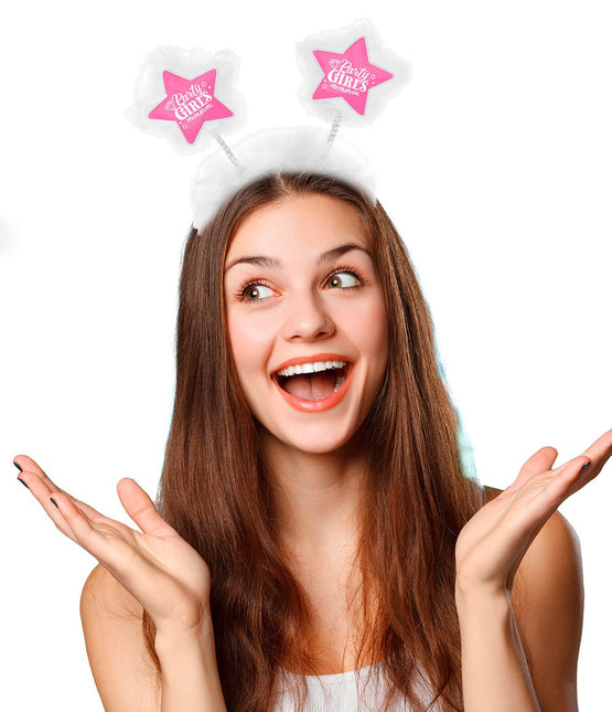 Witte Hoofdband Party Girls van Fiestas Guirca koop je bij Partywinkel