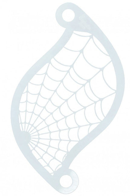 Witte Make Up Sjabloon Spinnenweb van Superstar koop je bij Partywinkel