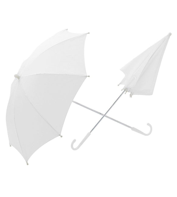 Witte Paraplu 60cm van Widmann koop je bij Partywinkel