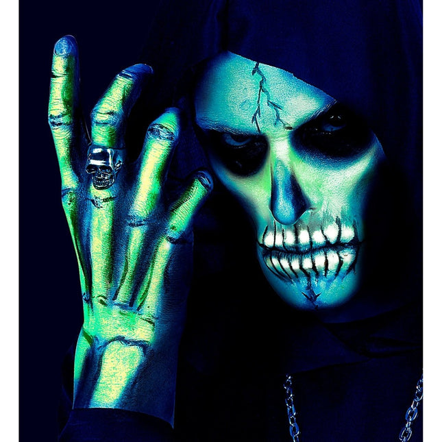 Witte Schmink Glow In The Dark 30ml van Widmann koop je bij Partywinkel