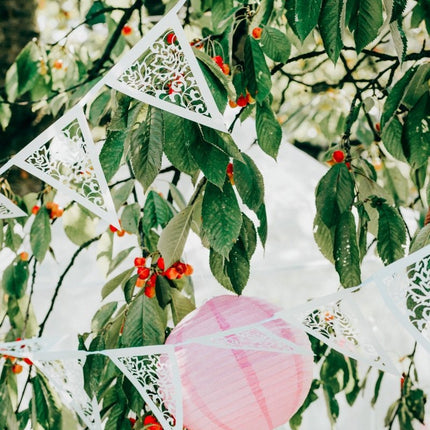 Witte Slingers Doorzichtig 3m van Partydeco koop je bij Partywinkel