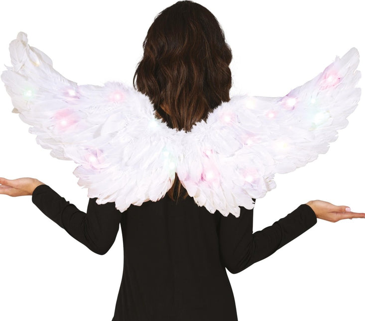 Witte Vleugels 80cm van Fiestas Guirca koop je bij Partywinkel