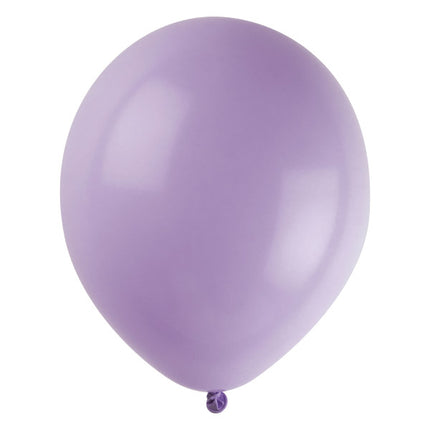 Lavendelfärgade ballonger, 30 cm, 50 st