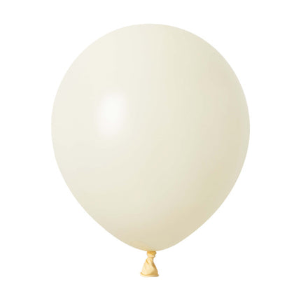 Elfenbensfärgade ballonger, 30 cm, 50 st