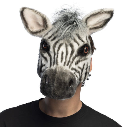 Zebra Masker van Boland koop je bij Partywinkel