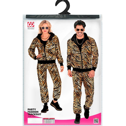 Zebra Trainingspak Fout Goud van Widmann koop je bij Partywinkel