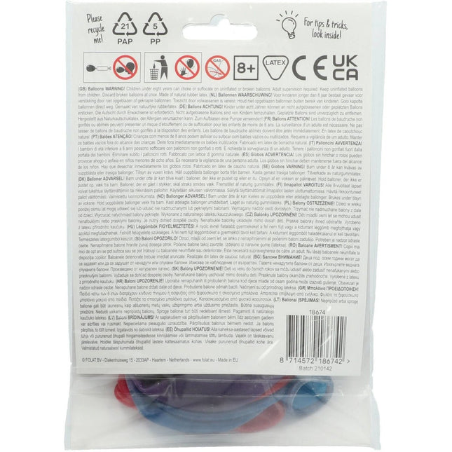 Zeemeermin Ballonnen 33cm 6st van Folat koop je bij Partywinkel