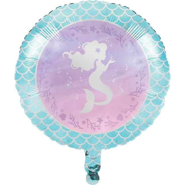 Zeemeermin Helium Ballon Leeg 45cm van Creative Converting koop je bij Partywinkel