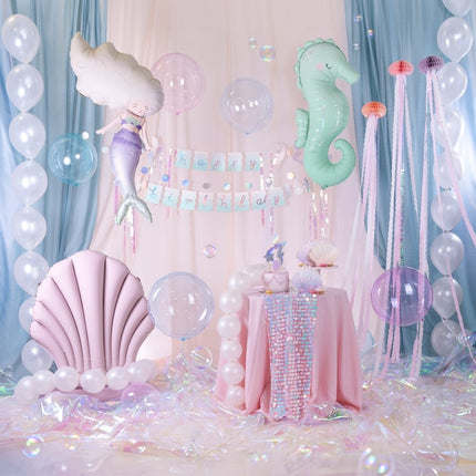 Zeepaardje Helium Ballon Leeg 98cm van Partydeco koop je bij Partywinkel