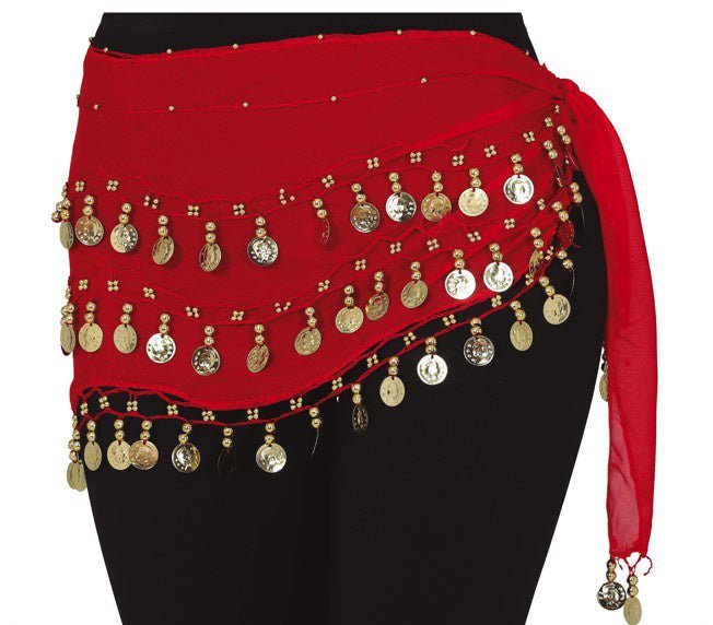 Zigeuner Doek Rood van Fiestas Guirca koop je bij Partywinkel