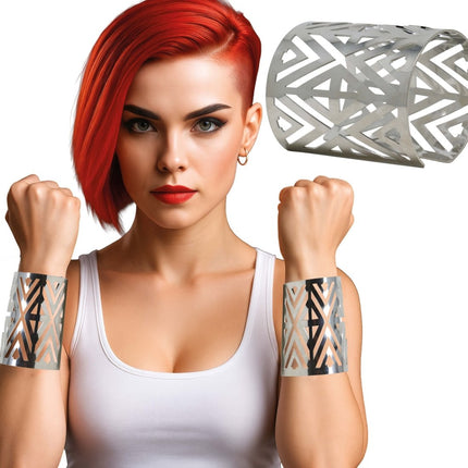 Zilveren Armband 2st van Fiestas Guirca koop je bij Partywinkel