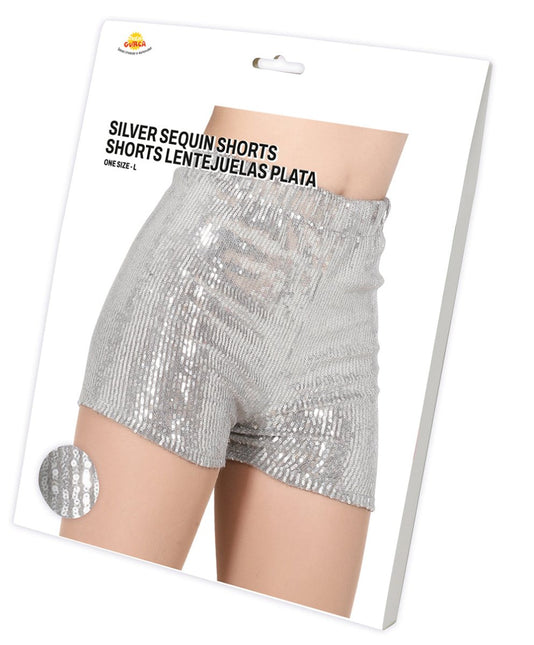 Zilveren Glitter Broek L van Fiestas Guirca koop je bij Partywinkel