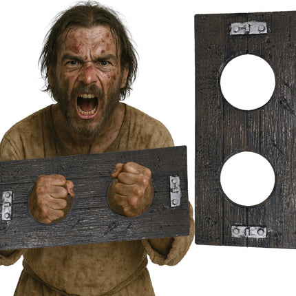 Zilveren Handboeien 40cm van Fiestas Guirca koop je bij Partywinkel