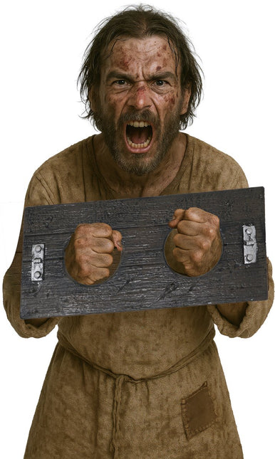 Zilveren Handboeien 40cm van Fiestas Guirca koop je bij Partywinkel