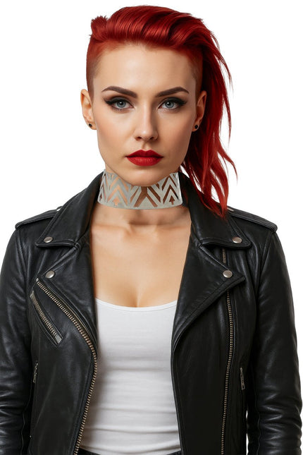 Zilveren Ketting Print van Fiestas Guirca koop je bij Partywinkel