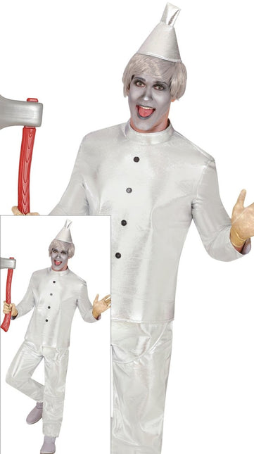 Zilveren Kostuum Heren Tin Man van Fiestas Guirca koop je bij Partywinkel