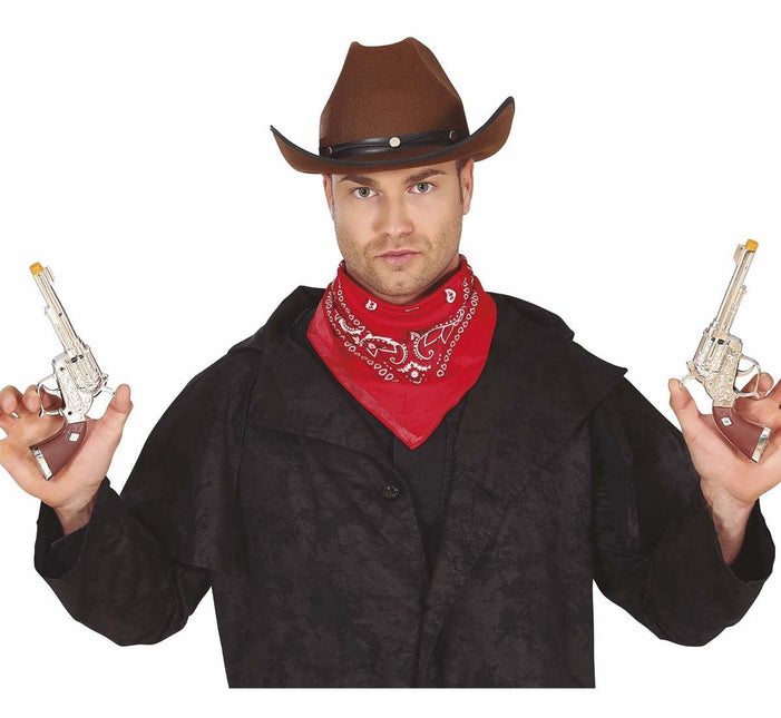 Zilveren Nep Geweer 25cm van Fiestas Guirca koop je bij Partywinkel