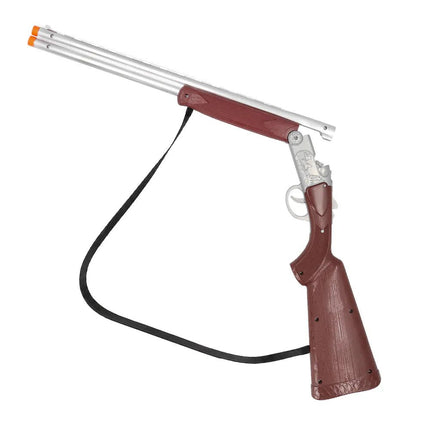 Zilveren Nep Pistool Ranger 68cm van Boland koop je bij Partywinkel