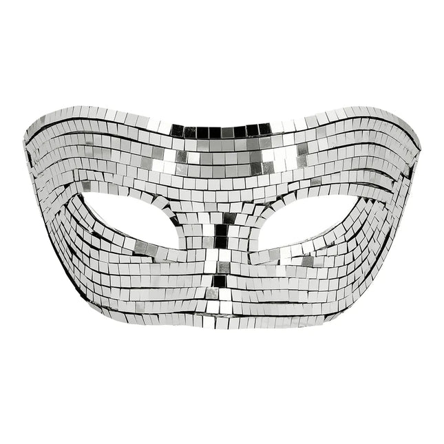 Zilveren Oogmasker Disco van Boland koop je bij Partywinkel