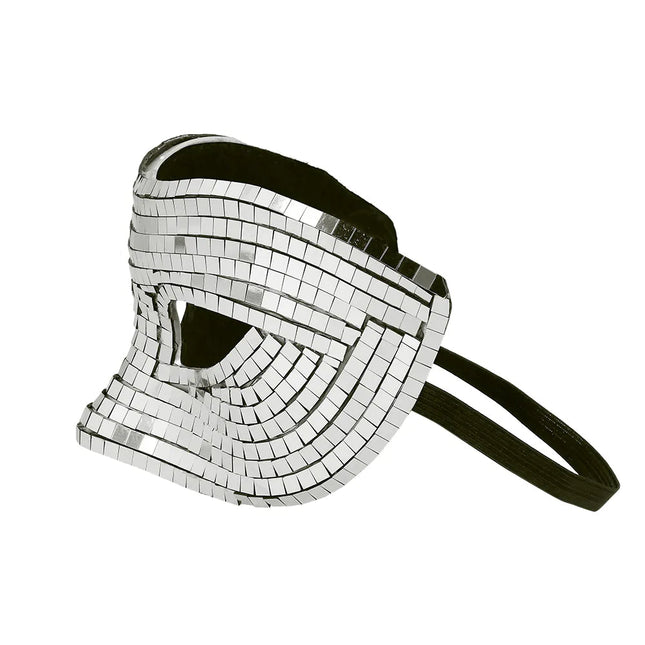 Zilveren Oogmasker Disco van Boland koop je bij Partywinkel