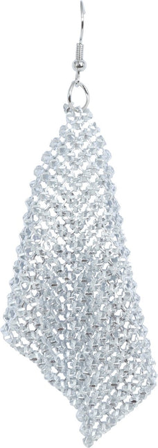 Zilveren Oorbellen 9cm van Fiestas Guirca koop je bij Partywinkel