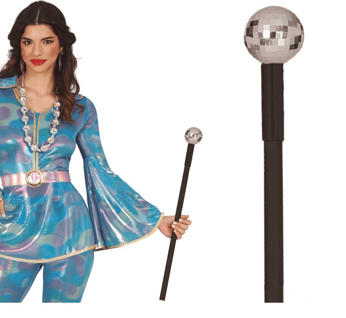 Zilveren Scepter Discobal van Fiestas Guirca koop je bij Partywinkel