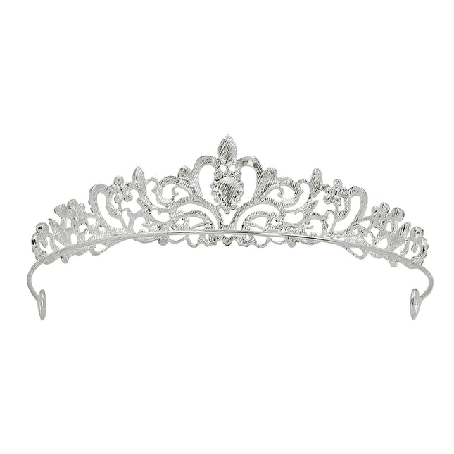 Zilveren Tiara Metaal van Boland koop je bij Partywinkel
