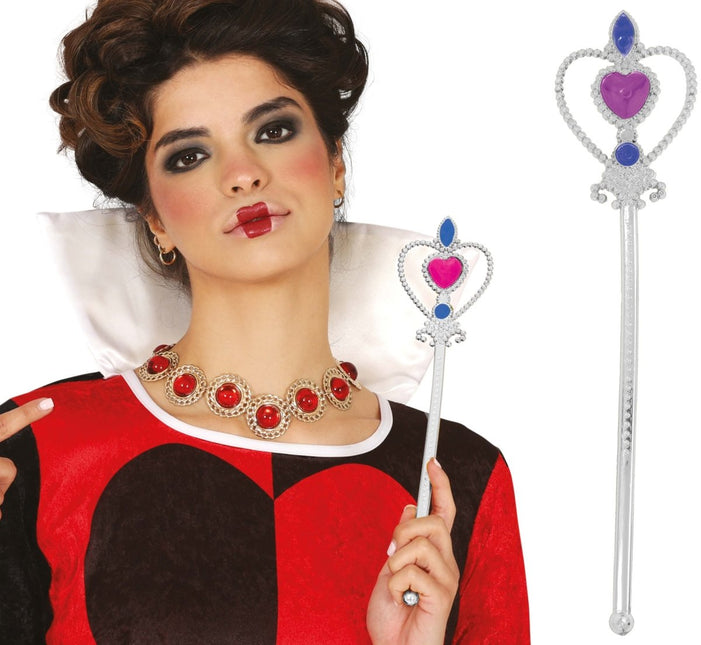 Zilveren Toverstaf 30cm van Fiestas Guirca koop je bij Partywinkel